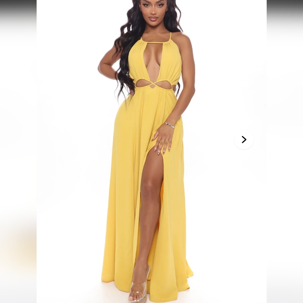 Fashion Nova Cut Out Maxi Dress